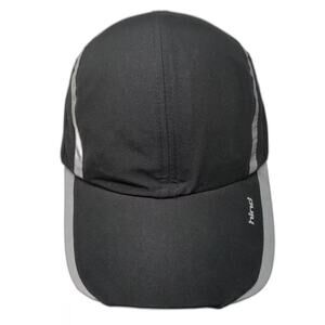 Hind Baseball Cap Black Hat One Size Reflective Performance Running Strapback